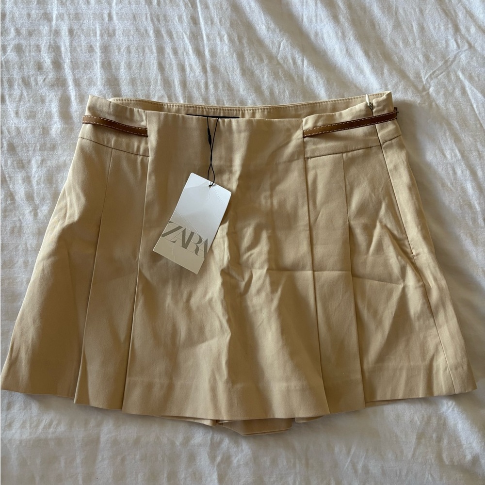 Zara Cream A-Line Skort